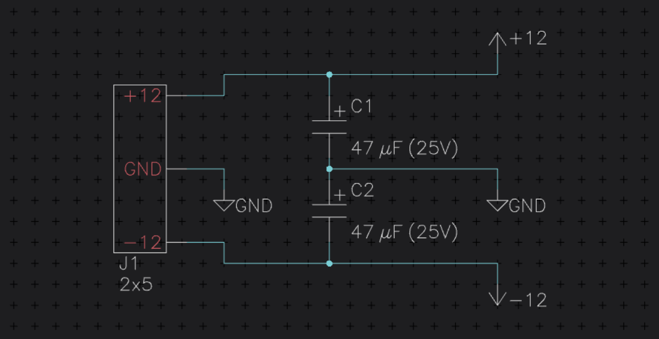 polarized capacitor polarity in eurorack